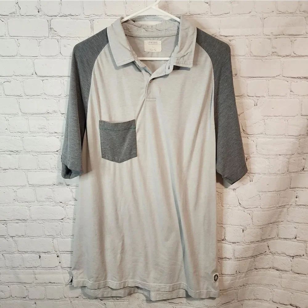 Men's Linksoul polo shirt, size Large